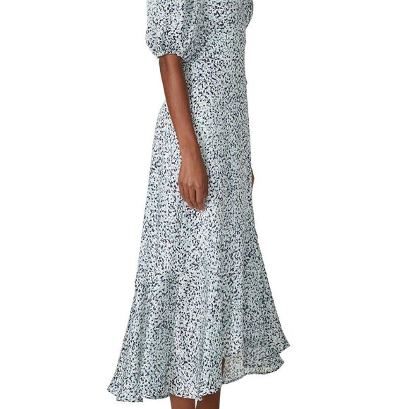 Club Monaco, Easy Midi Wrap Dress 14 - Picture 5 of 11